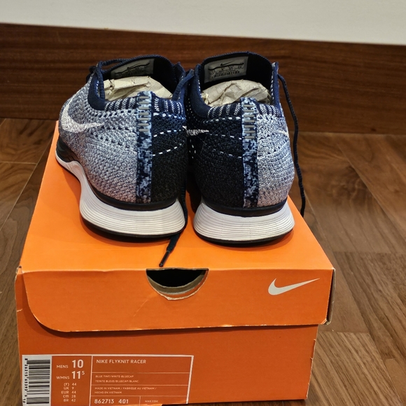 Nike flyknit racer blue tint men's 10 - Picture 4 of 4